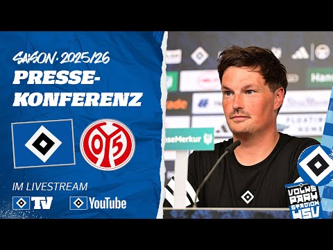 RE-LIVE: MATCHDAY PRESS CONFERENCE | HSV vs. FSV Mainz 05 | Matchday 6