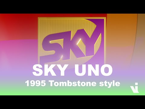 Sky Uno Ident in Sky 1995 Tombstone Style