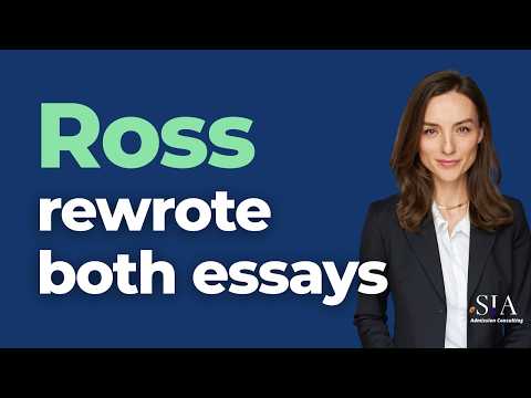 Ross MBA 2026-2027: What the Essay Changes Reveal