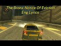 The Bronx - Notice of Eviction english liyrics