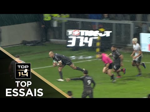 TOP Essais de la J10– TOP 14 – Saison 2019-2020
