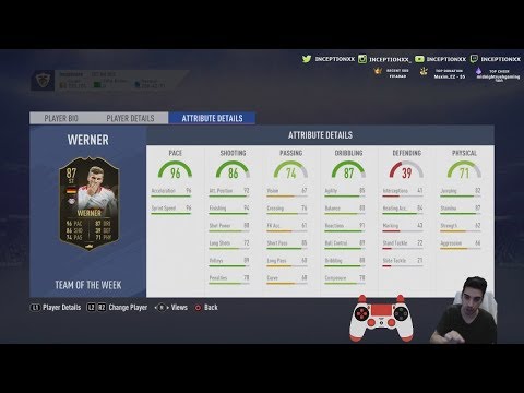 87 IF TIMO WERNER - IS HE WORTH GETTING? - FIFA 19 ULTIMATE TEAM