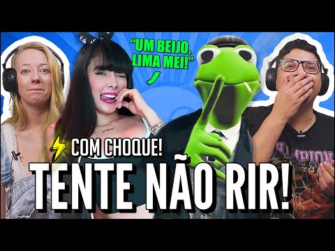 JOVENS REAGEM A DESAFIO SE RIR LEVA CHOQUE - TENTE NÃO RIR #107 - ZEZÃO VS MINEIRINHO ADVENTURES