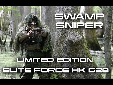Airsoft Sniper HK G28 Limited Edition Elite Force First Look - Swamp Sniper