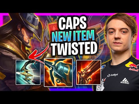 CAPS BRINGS BACK TWISTED FATE MID! *NEW ITEM* | G2 Caps Plays Twisted Fate Mid vs Ahri!  Season 2024