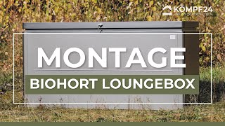 Aufbau Biohort LoungeBox