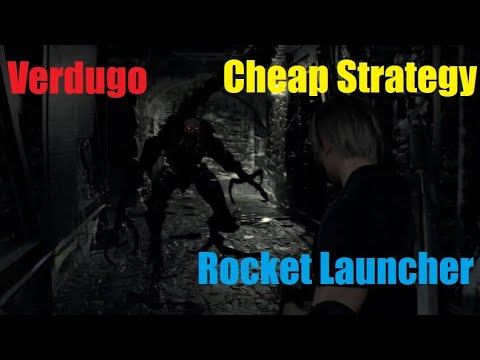 Resident Evil 4 Remake Cheap ´´strategy´´ vs Verdugo - Rocket Launcher :D