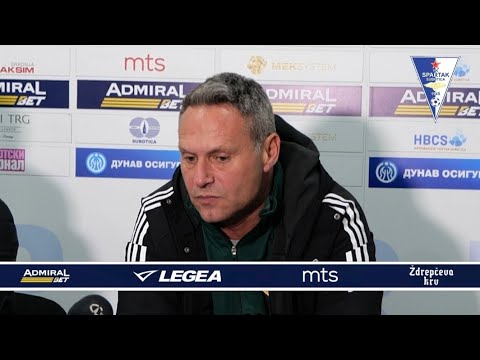 KONFERENCIJA NAKON UTAKMICE / FK SPARTAK ŽK - FK ČUKARIČKI / XX KOLO SLS / 21.12.2025.