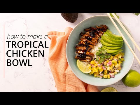 Tropical Chicken Bowl 🍍 Air Fryer Recipes