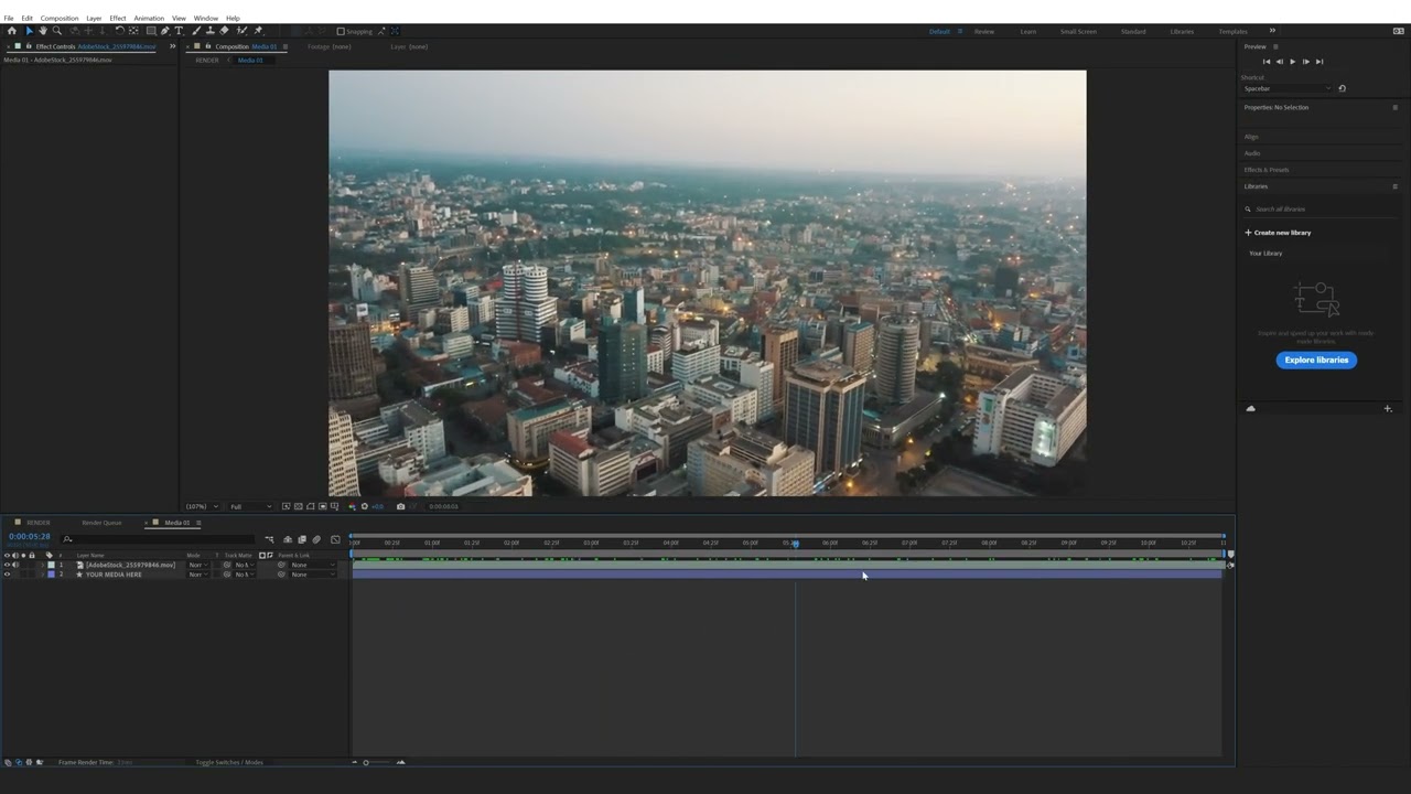 How to use and edit Overlay Templates in After Effects