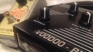 Video thumbnail for Electro Harmonix Soul Food vs Roger Mayer Voodoo Blues by MarkThomasMusic