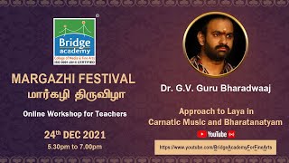 Approach to Laya in Carnatic music & Bharatanatyam By Dr.G.V.Guru Bharadwaaj