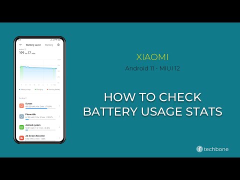 How to Check Battery usage stats - Xiaomi [Android 11 - MIUI 12]