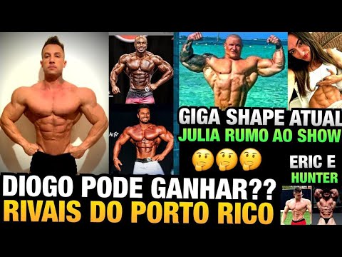 GIGA MOSTRA O SHAPE - DIOGO INCRIVEL + PRINCIPAIS  RIVAIS NO PORTO RICO - JULIA NA PELE E MAIS