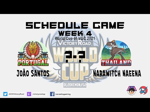 [Bình luận] VictoryRoadVGC World Cup - João Santos (Bồ Đào Nha) vs Narawitch Naeena (Thái Lan)