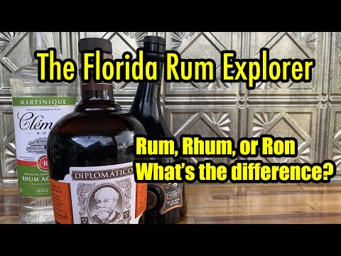 Rum, Rhum, or Ron.  What's the difference?