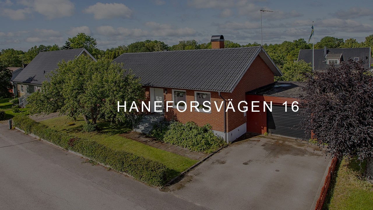 4 rum Villa på Haneforsvägen 16 Ingelstad Växjö kommun - video