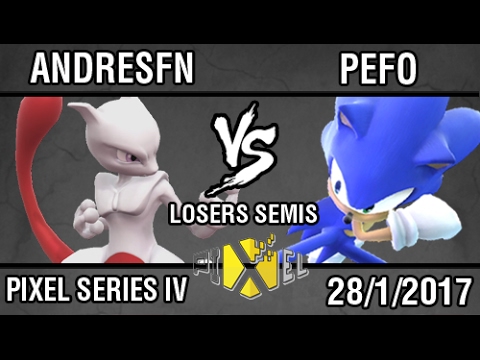 [Pixel Series IV] AndresFn (Ryu, Mewtwo) Vs. Pefo (Sonic) Losers Semis