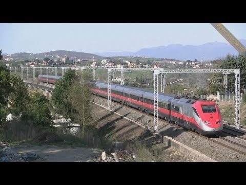 Transiti in Direttissima a Capena - Trains running on HSL near Capena