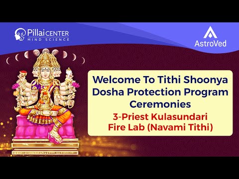 3-Priest Group Grand Goddess Kulasundari Firelab at AV on Navami Day - Tithi Nithya Devi Program