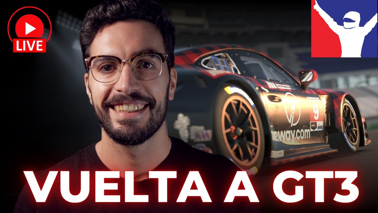 🏎️ Carrera GT3 (iRacing) y charla simracing 🎮