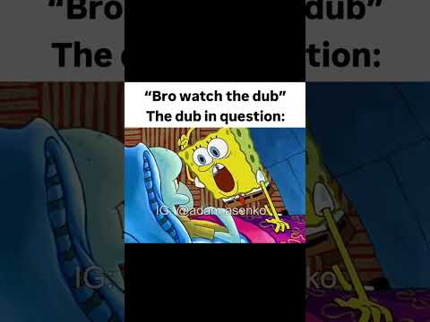 SpongeBob but I dubbed completely seriously #anime #voiceactor #spongebob