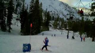 preview picture of video 'Ski Lesson with Dianna Walker at Alpine Meadows on December 27, 2009'