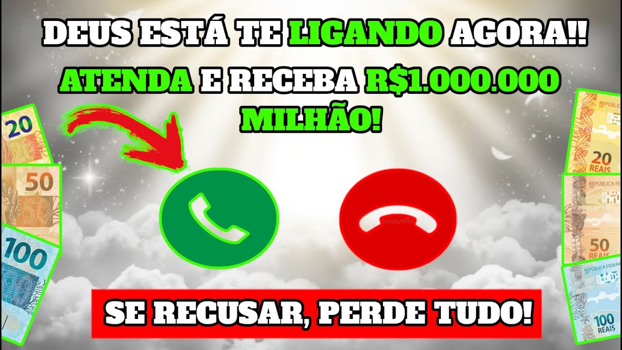 📞💸 CHAMADA MILIONÁRIA! DEUS DIZ PARA VOCÊ ATENDER!!