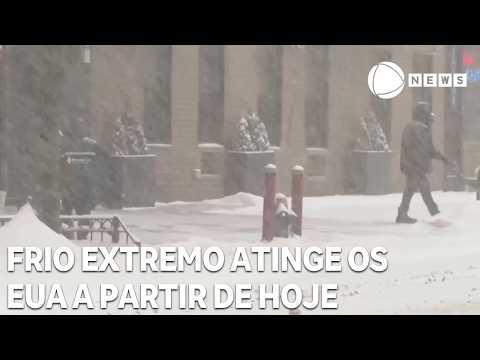 Frio extremo atinge os Estados Unidos a partir de hoje