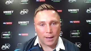 Gerwyn Price after beating Anderson: “Those factors you think are on your back can spur you on”