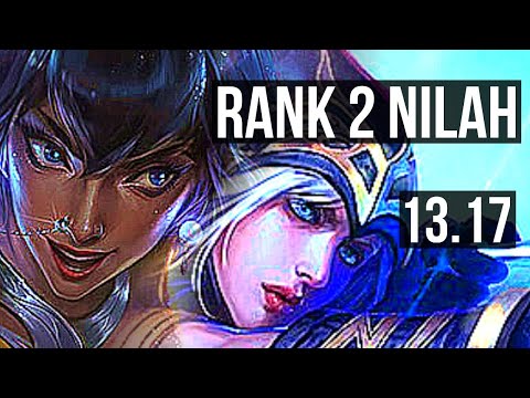 NILAH & Yuumi vs ASHE & Nautilus (ADC) | Rank 2 Nilah, 69% winrate | TR Challenger | 13.17