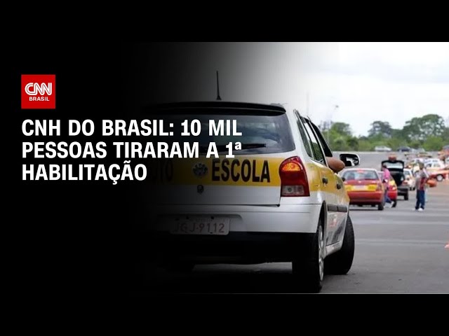 Nova CNH: mais de 10 mil brasileiros se formaram pelo app em 2 meses | LIVE CNN