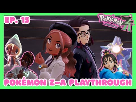 Pokémon Legends Z-A Playthrough Part 15: Corbeau Battle & Team MZ Battles!
