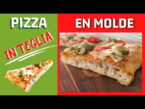 Pizza in mold (in teglia) Italian Pizza