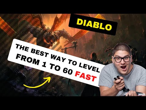The Best Way To Level From 1 to 60 Fast - Farm For Experiance - Leveling Guide - Diablo Immortal