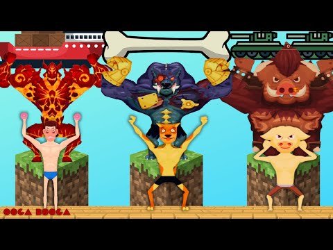 Tough MAN vs Tough DOG vs Tough PIG - ALL LEVELS (All Weights Unlocked!!!) | MAX LEVEL in Tough Man