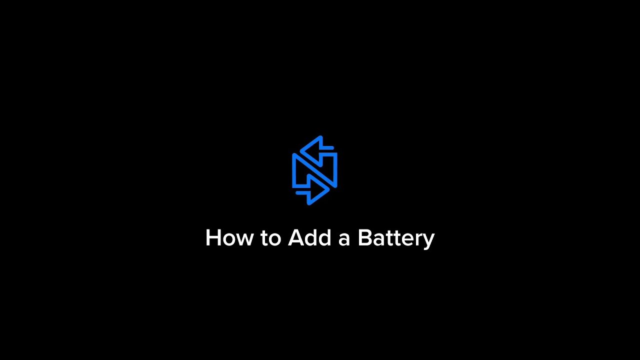 How to Add a Battery