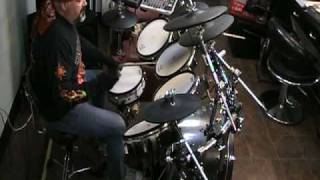 Godsmack drum battle " Batalla de los Tambores " both parts drum cover