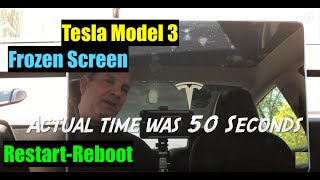 Tesla Model 3 or Y Frozen Screen - Use Code: https://ts.la/george15958  #Restart #Reboot #bug #fix