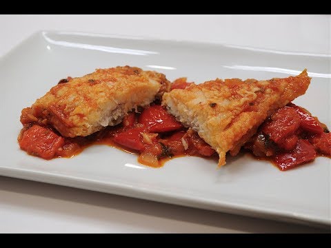 Como hacer Bacalao con tomate
