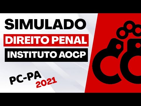 Direito Penal para PC PA - Simulado Comentado