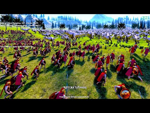 1500 T-Rex Vs 15000 Spartans | Ultimate Epic Battle Simulator | UEBS