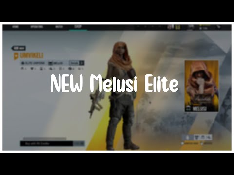 NEW Melusi Elite Showcase! (Rainbow Six Siege)