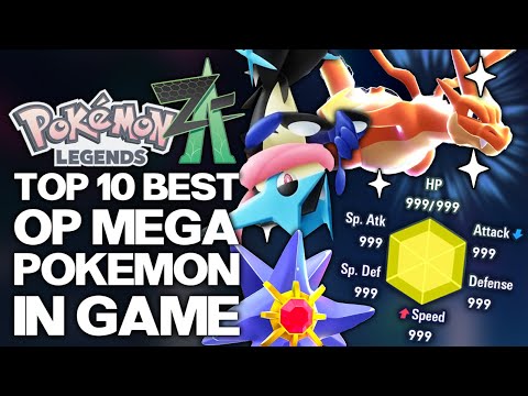 Pokemon Legends Z-A - The 10 Best MOST POWERFUL Mega Evolutions in Game - New Megas Build Guide!
