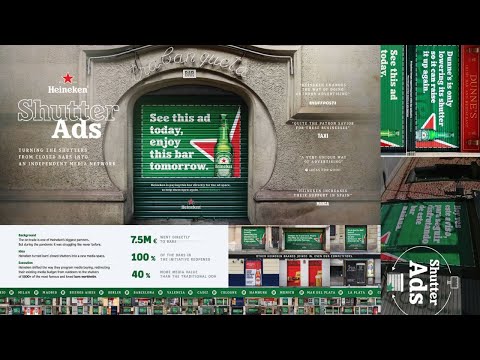 Still frame from Shutter Ads (Heineken, 2020)