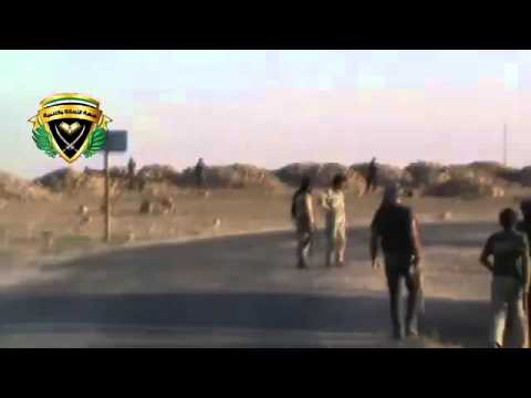 استهداف  قوات النظام بصورايخ غراد من قبل جبهة الأصالة والتنمية في اللواء 93 في محافظة الرقة