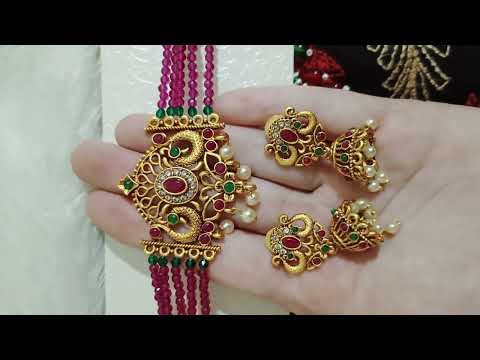 Spruha Collection -9130575284 #spruha #collection #mangalsutra #jwellery #matt #crystals #moti #aps