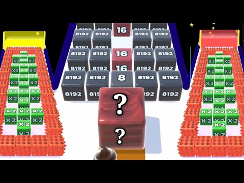 Jelly Run 2048 | jelly run 2048 merge 🧩 3d block puzzle #JellyRun2048 #38