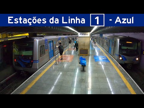[1110] Metrô SP / As estações da Linha 1 - Azul