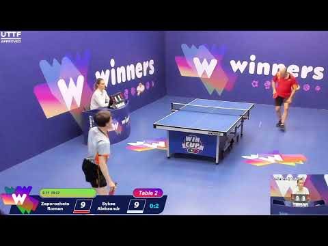 WINners CUP table 2  30.09 Zaporozhets Roman - Syksa Aleksandr 14:00